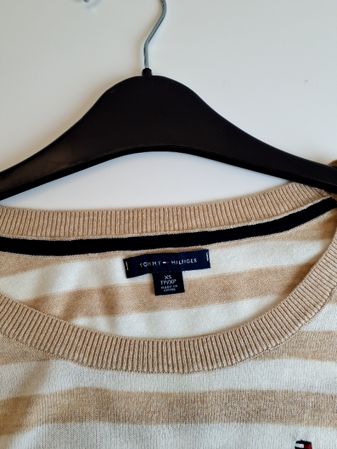 Tommy Hilfiger finstrikket bluse